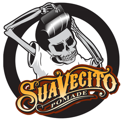 Suavecito Pomade logo advertising for their cruelty free products
